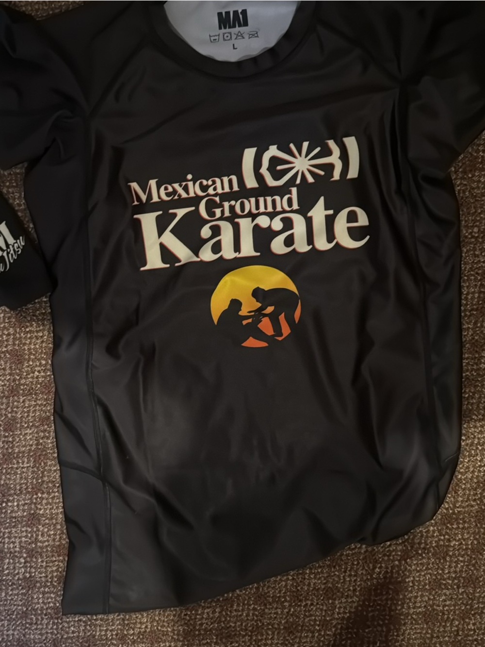 B team - Mexican ground karate Short-Sleeve Rash Guard